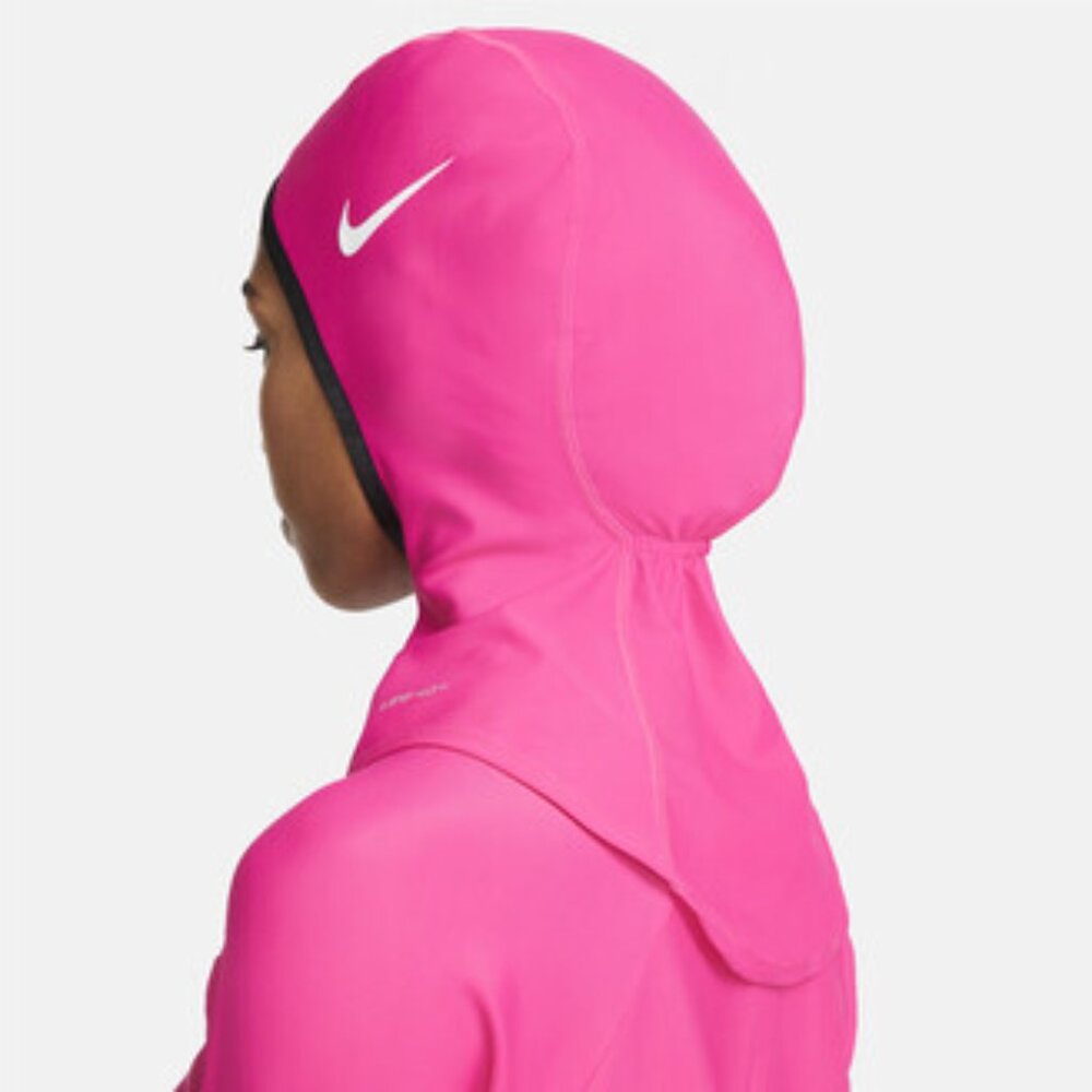 Nike Women's Victory Swim Hijab in Pink Prime Size M/L - Picture 2 of 5